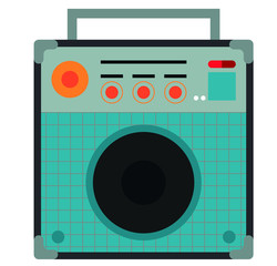 Fototapeta premium Retro Icons - Amplifier