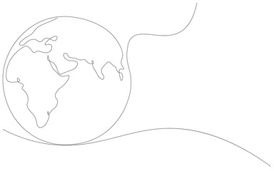 World globe map, eart day design vector illustration