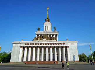 Naklejka premium MOSCOW, RUSSIA - Main Pavilion №1 