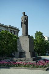 Москва. Памятник Тимирязеву у Никитских ворот.