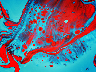 abstract blue and red background