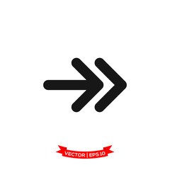 arrow icon in trendy flat style 