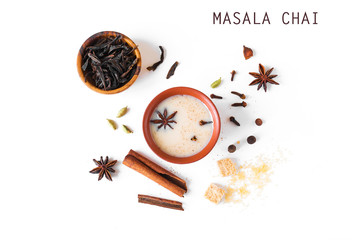 Masala Chai Tea - obrazy, fototapety, plakaty