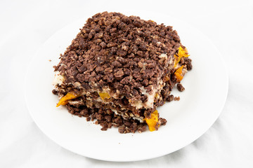 Steamed rice flour with red bean for Korean rice cake