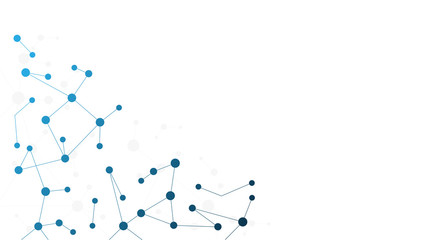 Abstract geometric connect lines and dots.Simple technology graphic background.Illustration Vector design Network and Connection concept.