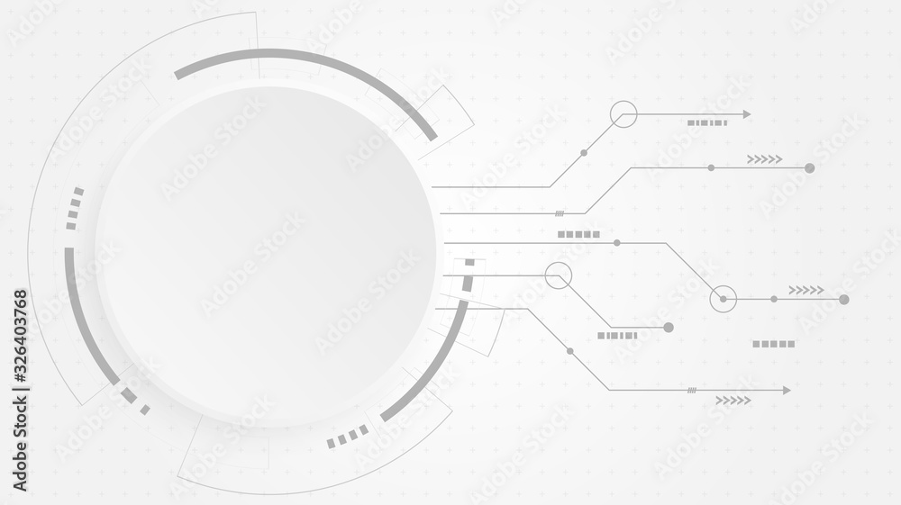 Aufkleber abstract digital technology cycle background.business growth transformation successful financial.