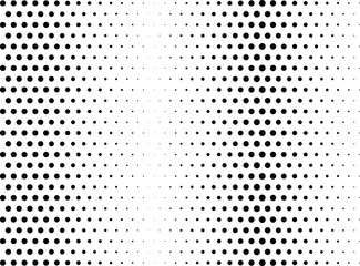 Abstract halftone dotted background. Futuristic grunge pattern, dot, circles.  Vector modern optical pop art texture for posters, sites, business cards, cover, labels mockup, vintage stickers layout.