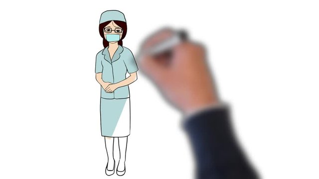 medecin et patiente masque