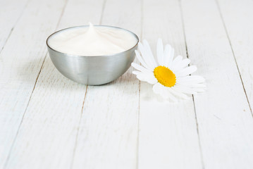 Cosmetic cream with chamomile