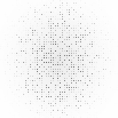 Abstract color illustration of dots. Pixels background.