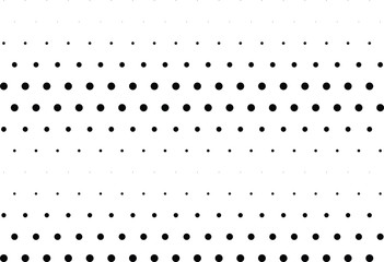 Abstract halftone dotted background. Monochrome pattern with dot and circles.  Vector modern futuristic texture for posters, sites, business cards, cover postcards, interior design, labels, stickers.