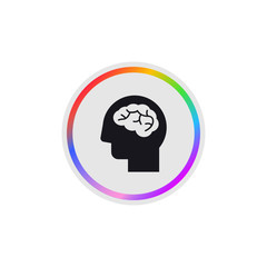 Brain -  Modern App Button