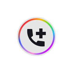 Obraz premium Emergency Line - Modern App Button