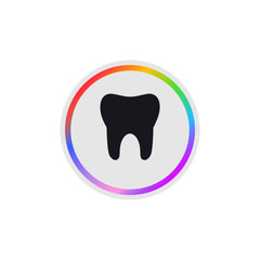 Teeth -  Modern App Button