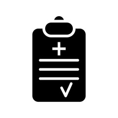 medical report icon vector