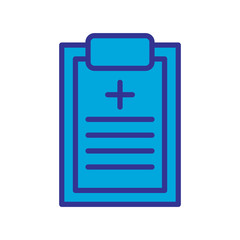 medical report icon vector