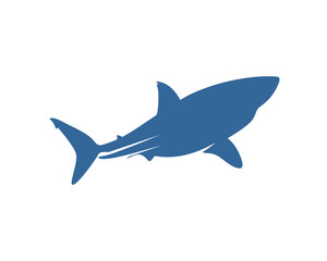 Shark logo vector design template, Silhouette Shark logo, Illustration