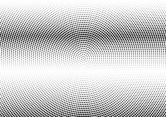 Abstract halftone dotted background. Futuristic grunge pattern, dot and circles.  Vector modern optical pop art texture for posters, sites, business cards, cover, postcards, labels, stickers layout.