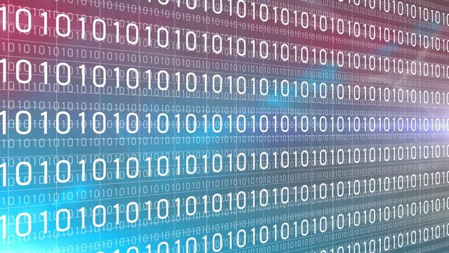 digital number motion backgorunds 4K