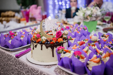 candy bar in a restaurant