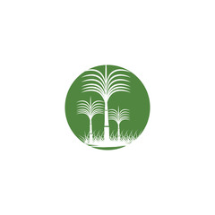 Sugar cane Logo Template vector symbol