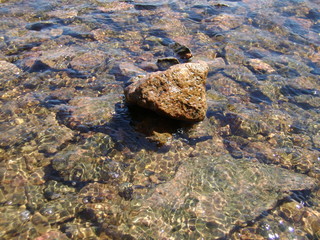 stones in the water
