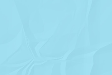 crumpled blue paper background close up