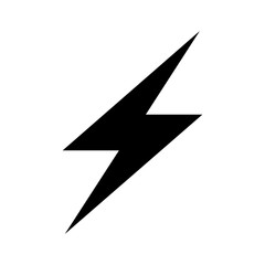 lightning bolt icon vector template