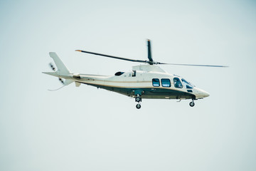 helicopter evacuation of people from the mountains