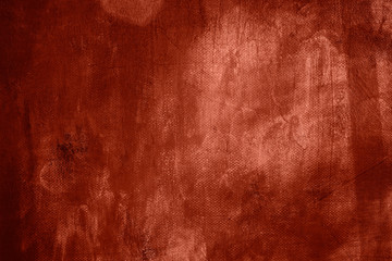 red abstract canvas background or texture