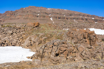 Putorana Plateau, Taimyr landscape. Russia