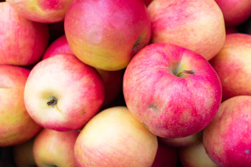 A Background of Idared Apples