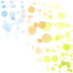 Bubbles Circle Dots Unique Colorful Bright Vector Background