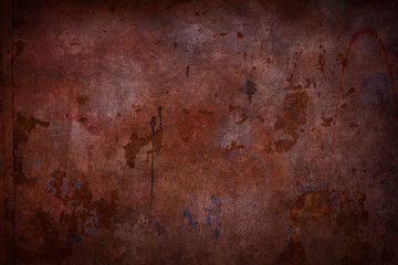 red grungy wall