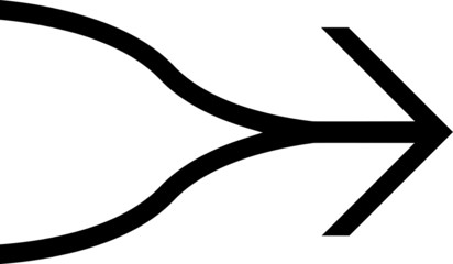 Merge icon - vector illustration