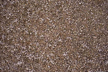 Texture of the wall made of stone chips. Structure.
