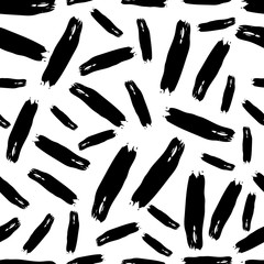 Seamless Pattern with hand drawn scribble smears