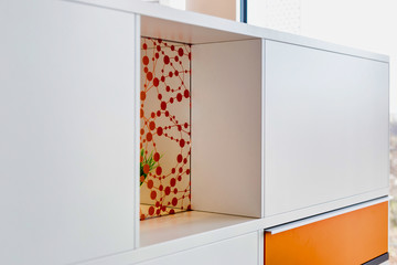 Close up of cabinet in office