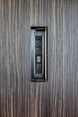 Photo of outlet plug in office