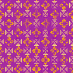 Modern Background. Purple Color. Seamless Geometric Pattern. Texture Wallpaper. Vector Image.