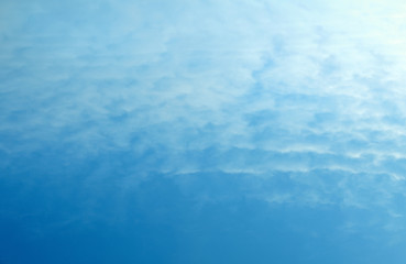 Fototapeta na wymiar Picturesque view of beautiful light blue sky
