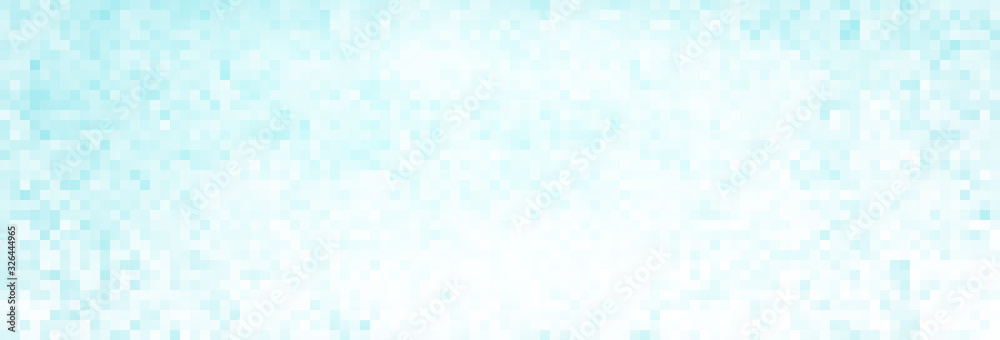 Poster pale turquoise pixel background. subtle vector pattern