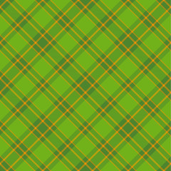 Tartan  Seamless Pattern  Background to St. Patrick's Day