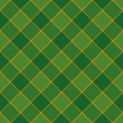 Tartan  Seamless Pattern  Background to St. Patrick's Day.