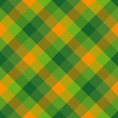 Tartan  Seamless Pattern  Background to St. Patrick's Day