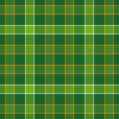 Tartan  Seamless Pattern  Background to St. Patrick's Day.