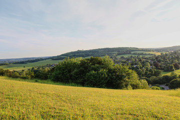 Fototapeta premium view of british countryside