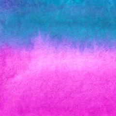 Watercolor texture, vector colorful hand painted background, aquarelle gradient