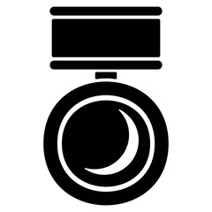 Medal icon. Award, prize, trophy symbols. Victory, winning illustrations. Success, high quality performance concept in business.