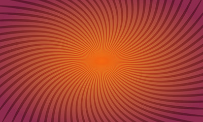 Obraz premium Orange waves stripe background with gradient